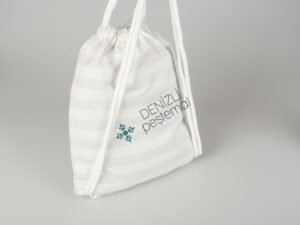 Lilac Stripe Backpack for kids