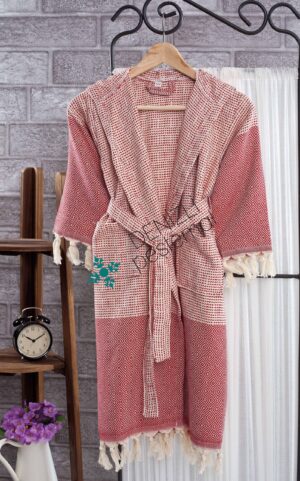 Diamond Stripe Bathrobe