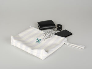 Lilac Stripe Handbag