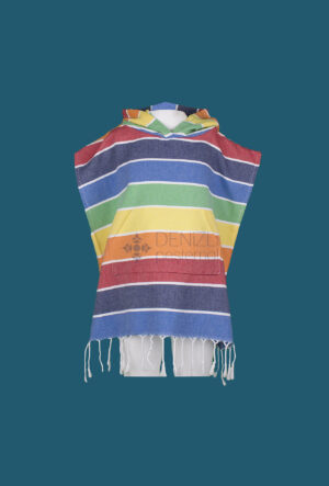 Summer Hooded Kid Poncho