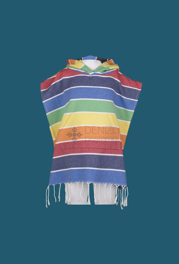 Summer Hooded Kid Poncho