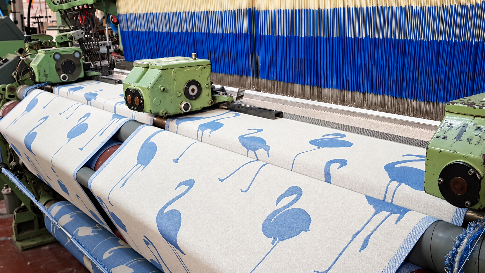 Flat-woven peshtemal production